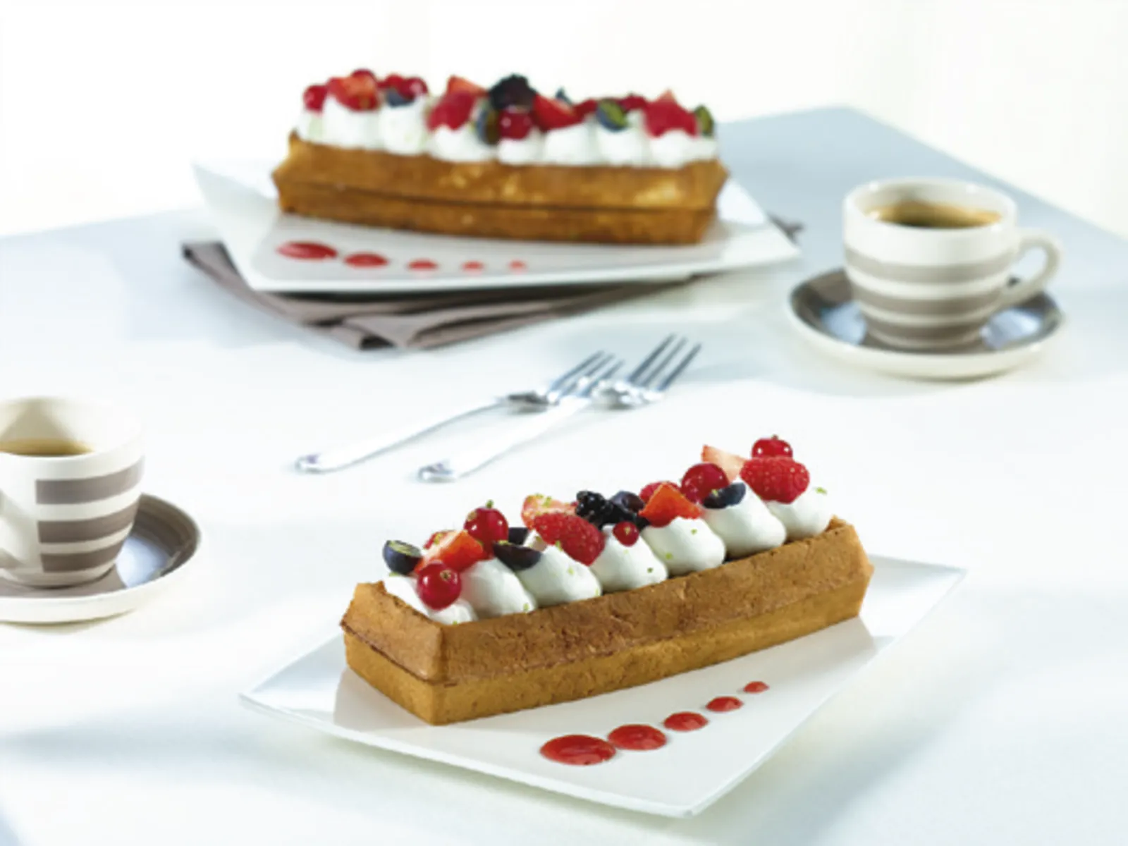 Meyveli Waffle