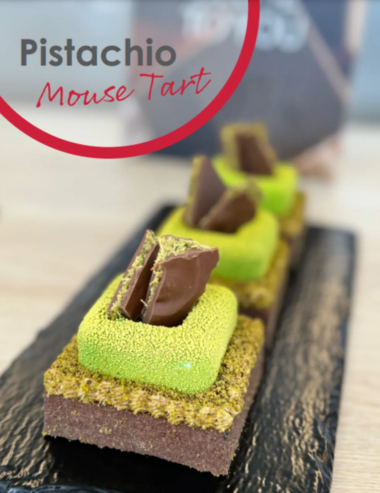 Pistachio Mouse Tart